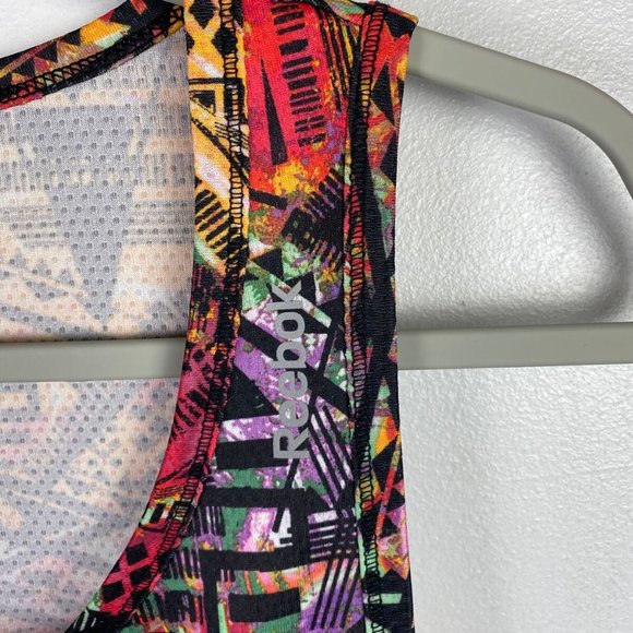 REBOOK Multicolor Athletic Workout Tank Top Medium - Picture 5 of 8